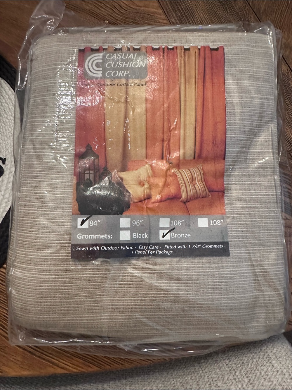 5 Casual Cushion Outdoor Curtain Panels
